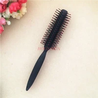 1pcs salon hair brush hair comb spiral professional plastic round brush roller curly hairstyle massager hairbrush dressing