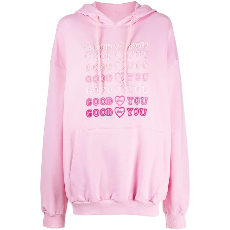 

2021 New Good for You Streetwear Sweatshirt Winter Clothes Women Oversized Harajuku Hoodie Women Long Sleeve Korean Style Tops