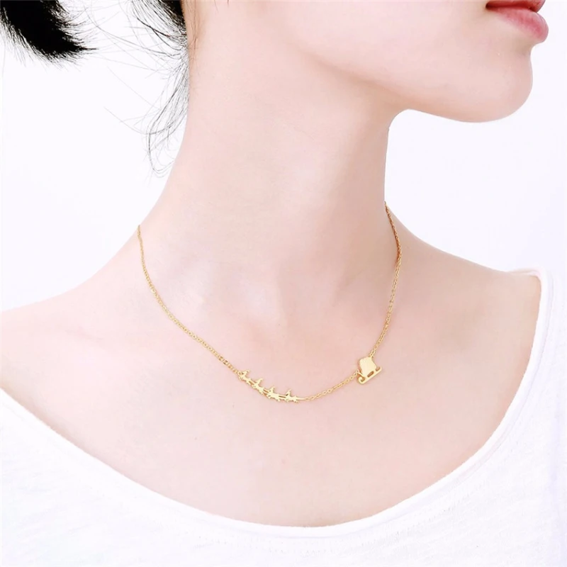 Уникальное рождественское ожерелье с подвеской для женщин и мужчин ювелирные