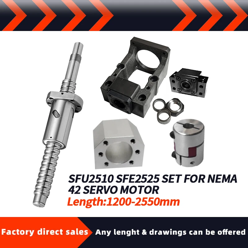 SFU2510/SFE2525 L = 1200 мм-2550 мм и HM20-110 (чугунные) угол подшипник двигателя кронштейн + BF20