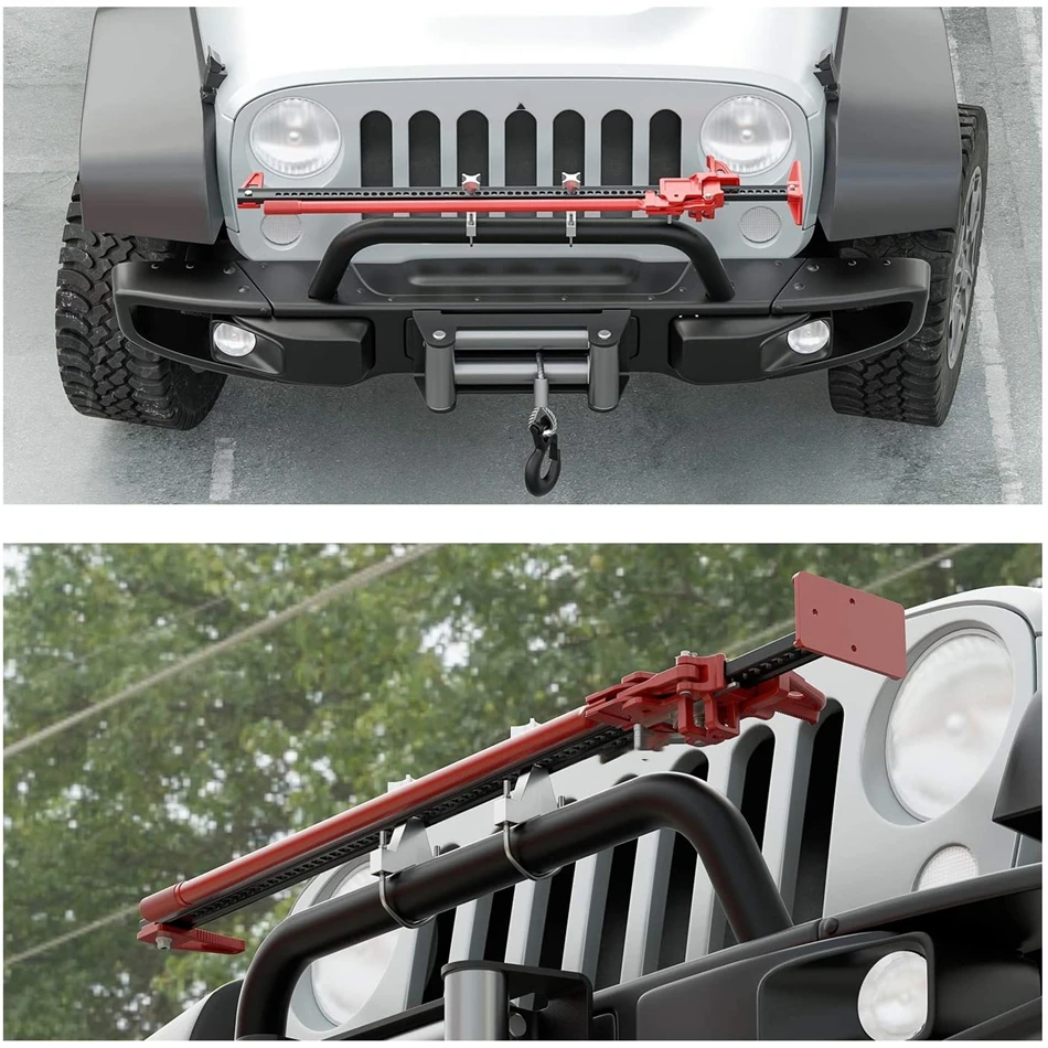 2 шт. регулируемый кронштейн для передней трубки Jeep Wrangler JK TJ |