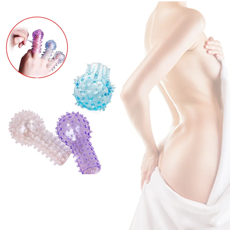 Случайный цвет рукава для пальцев клитора головки стимуляция оргазма взрослые