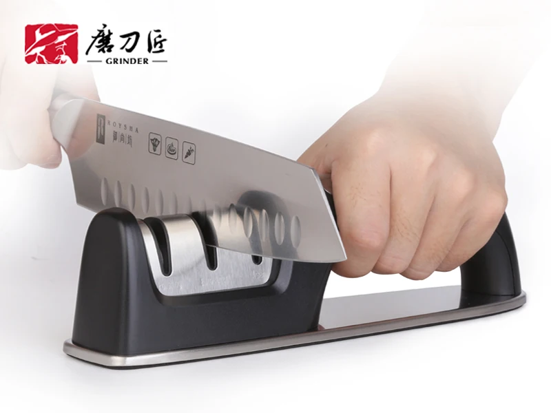 

GRINDER New Kitchen knife sharpener TG1806 3-Stages Roller (Diamond&ceramic) Fast sharpening stone Professional Grinder tools