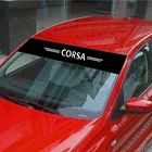 Наклейки на лобовое стекло для Opel Corsa