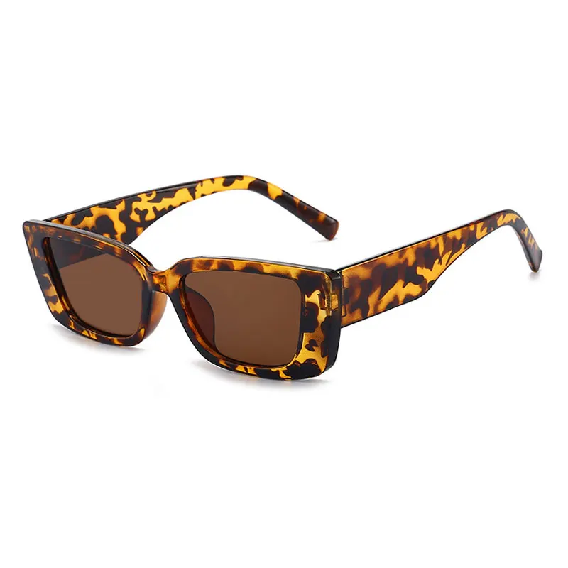 

New Small Rectangle Sunglasses Women Men Retro Steampunk Eyewear Luxury Brand Travel Sun Glasses