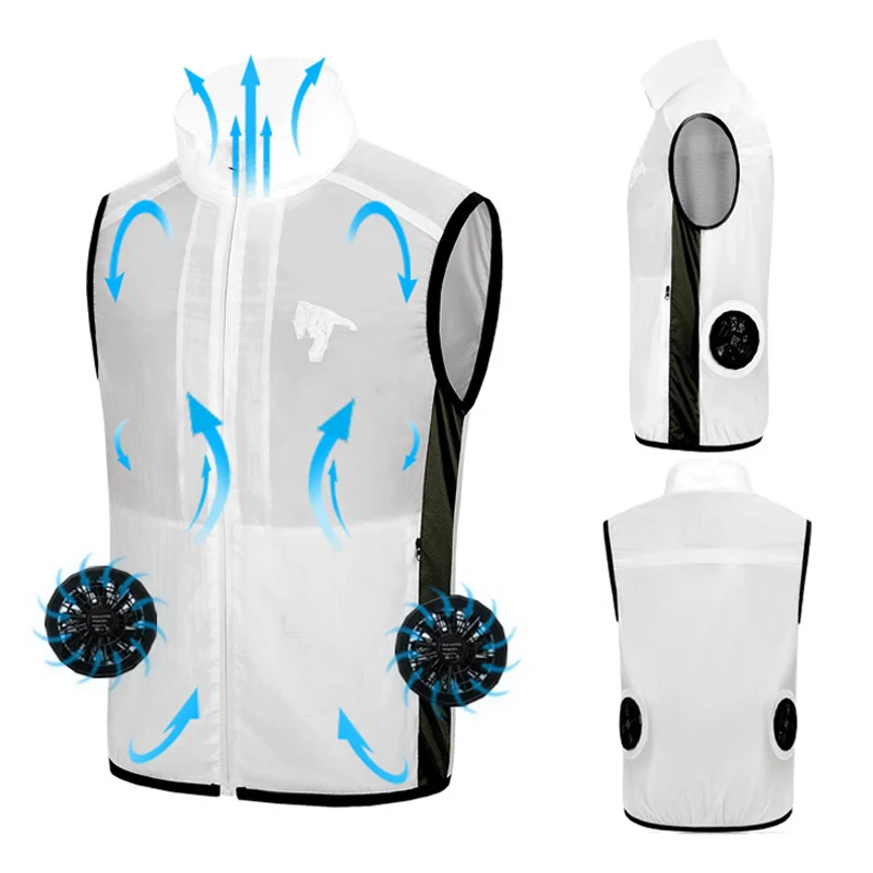 Жилет мужской/женский охлаждающий с вентилятором и USB зарядкой|Жилетки для