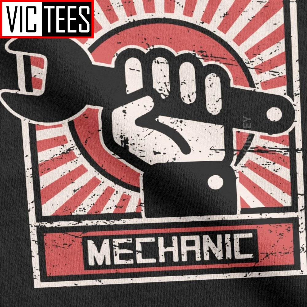 Механическая рекламная футболка Мужская из чистого хлопка новинка