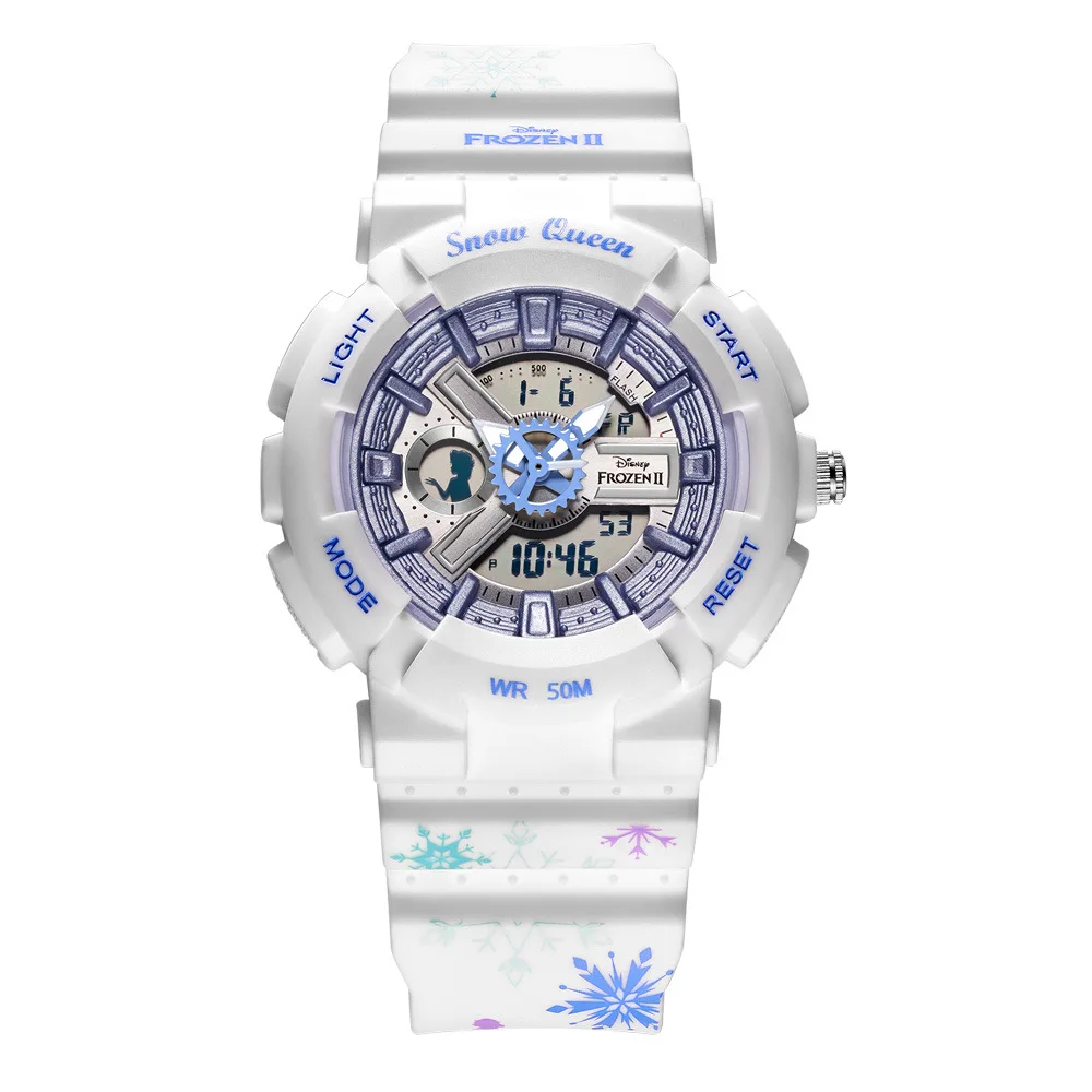 

Disney Wrist Watch for Kids Children's Watch Frozen Wonder Multi-function Electronic Watch Elsa Princess Girl Night Light Watch