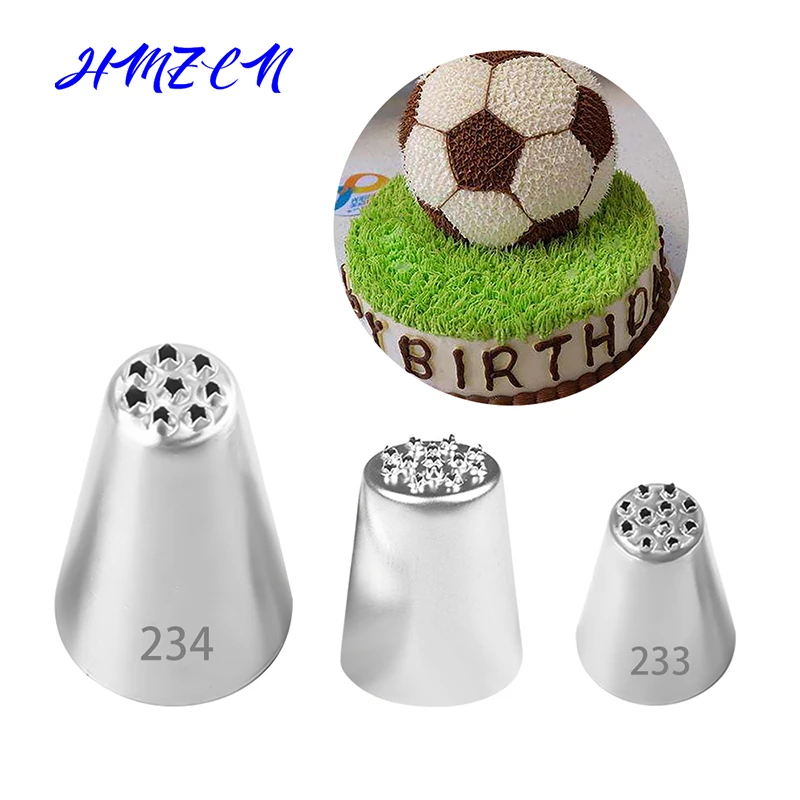 

3PC Stainless steel cream decoration mouth Small grass shape cream nozzle Baking tools Grass Cream Icing Nozzles Pastry Decorate