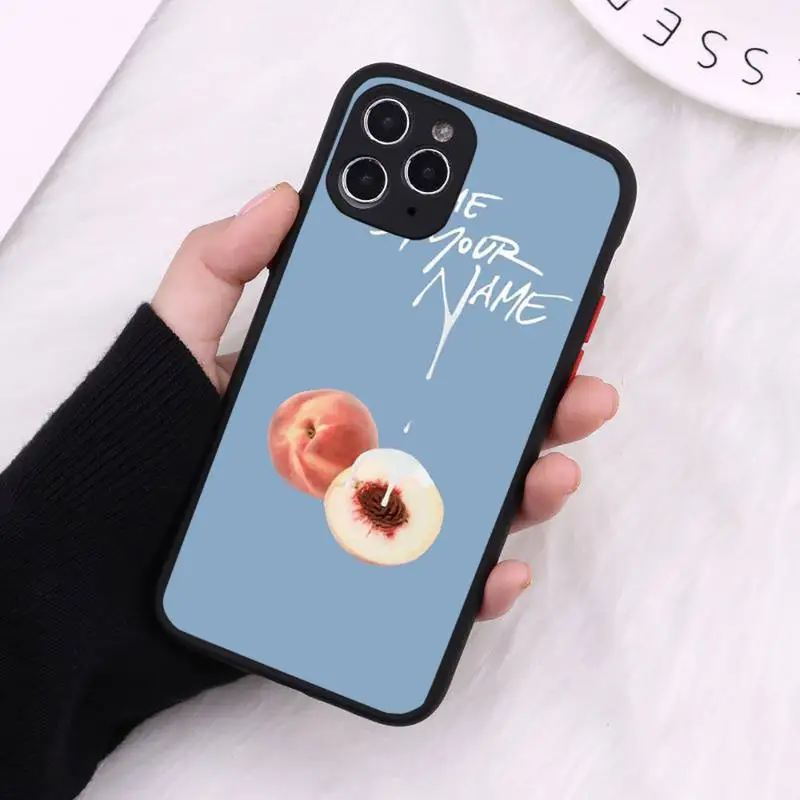 

singer Call Me by Your Name Phone Case Matte Transparent For iPhone 12 Mini 11 Pro XR XS Max 7 8 Plus
