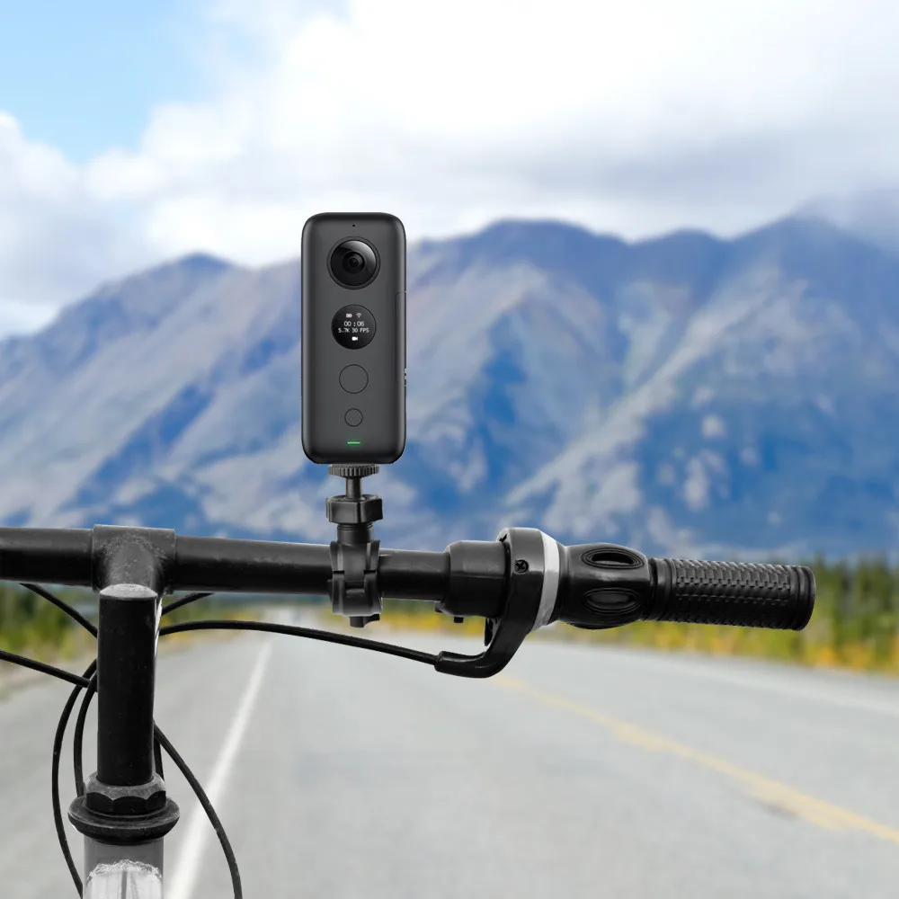 

Bicycle Clamp Mount Holder Clip Sports Camera Safety Lock for POCKET 2/FIMI PALM 2/OM 4/Insta360 One X2 / X / OSMO Mobile 2 / 3