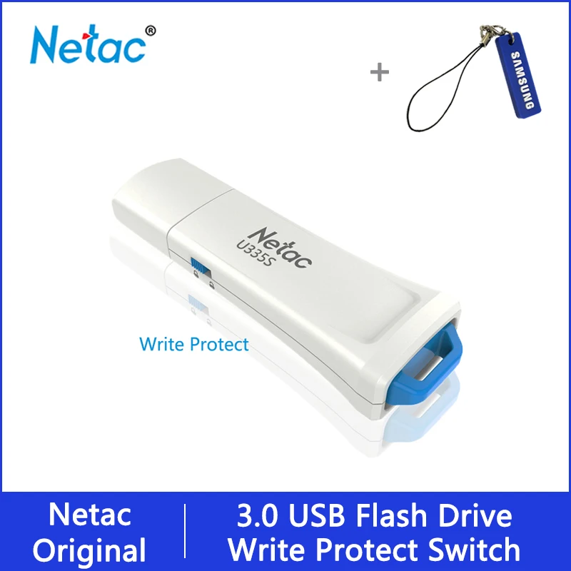 Netac Флешка 128 Гб 64 защита записи зашифрованный USB флеш накопитель 32 16 ГБ 3 0 флешка