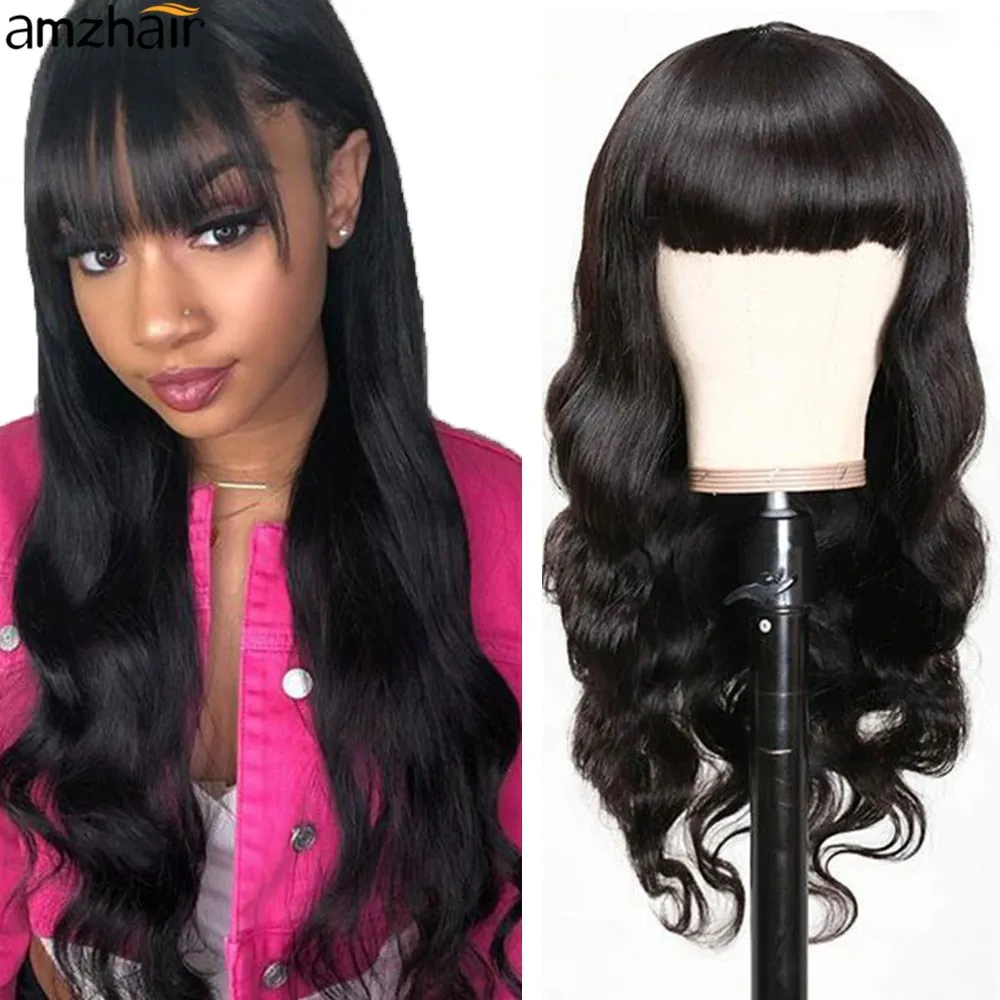 Недорогие перуанские парики из человеческих волос с волнистым кружевом спереди