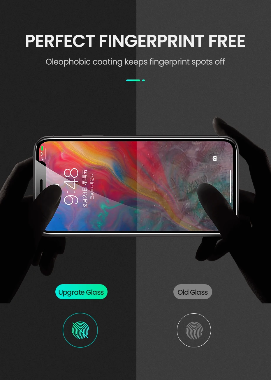Ugreen Защитное стекло для iPhone 11 Pro Max Новая защита экрана HD прозрачное стекло с полным покрытием на iPhone 11 Pro Max стекло