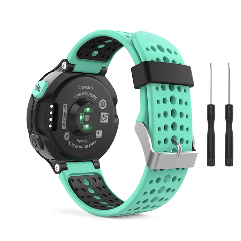 Силиконовый пористый ремешок для часов garmin forerunner 235 Garmin Forerunner 220 230 620 630 аксессуар