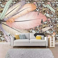 photo wallpaper modern nordic abstract feathers beautiful dream murals living room bedroom home decor waterproof wall painting
