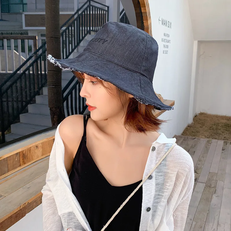 Шляпа рыбака Женская Корейская летняя тонкая стильная сетчатая красная модная