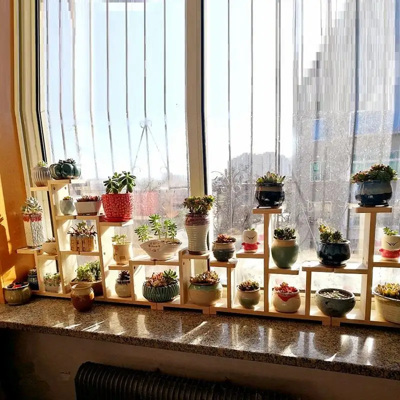 

Stojaki Repisa Terraza Estanteria Flores Ladder Estante Para Plantas Stojak Na Kwiaty Balcony Flower Rack Dekoration Plant Shelf