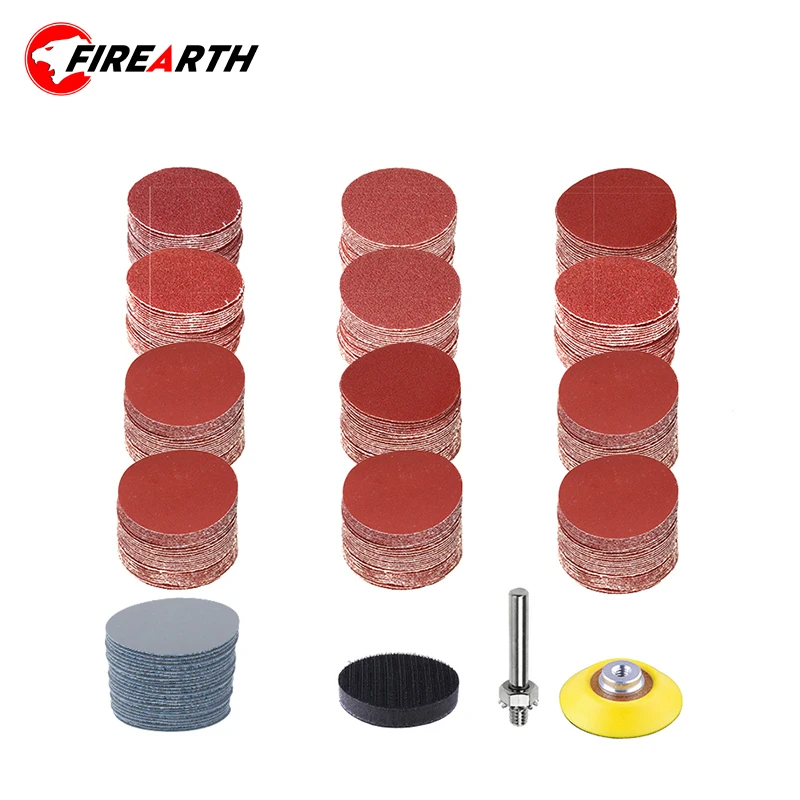 

Sandpaper Disc Kit 133pcs 2inch Polishing Wheel with Abrasive Polish Pad Plate for Rotary Sander Tool Sanding Paper