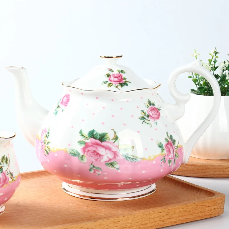 Подарочный набор с розовыми точками керамические чашки и наборы керамических