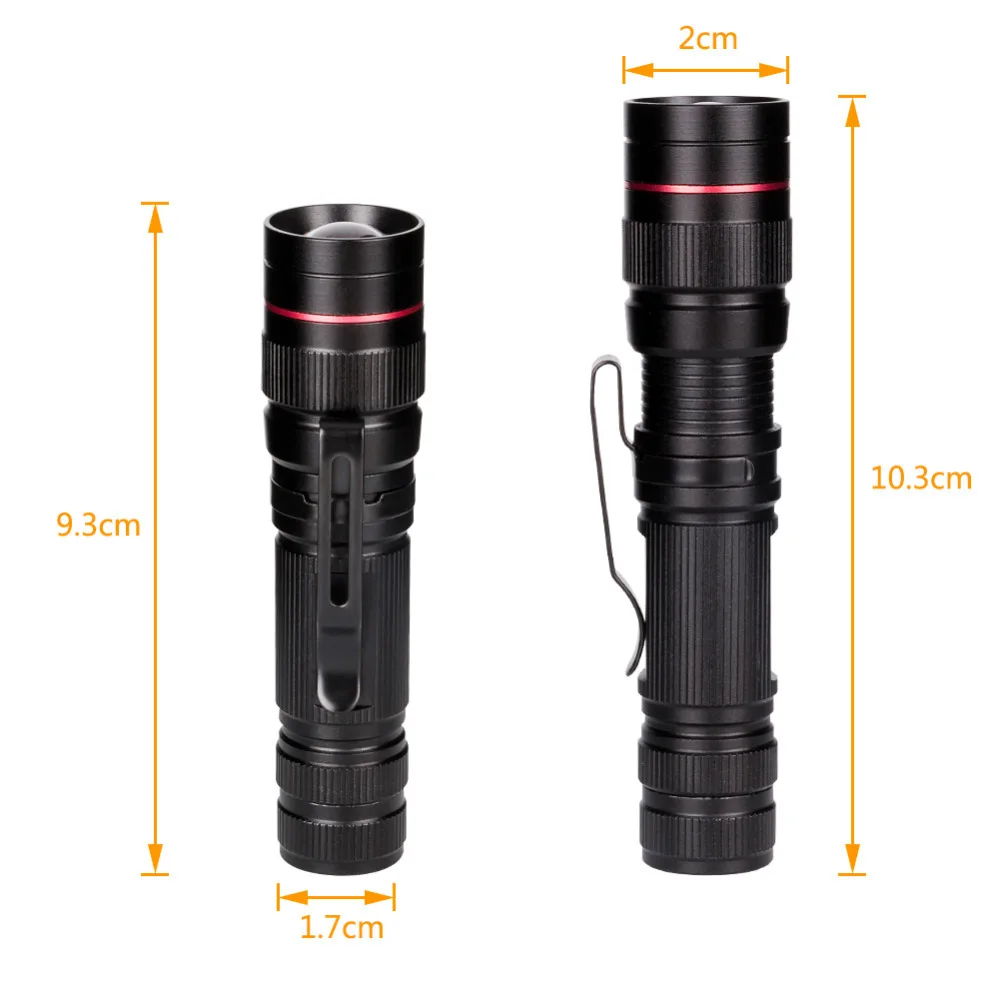 УФ-светильник 3 режима портативный светодиодный фонарик ультра-фиолетовый