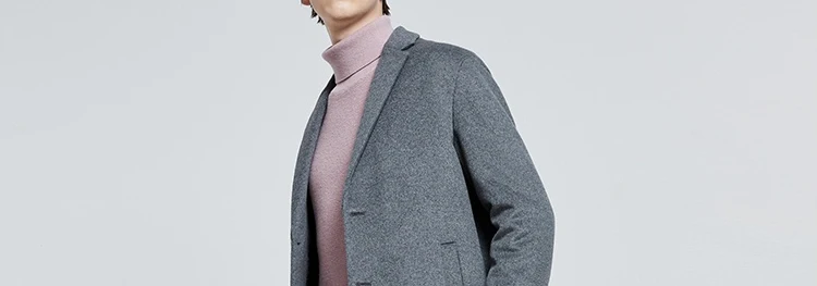 JackJones Мужской умный Повседневный свитер с длинными рукавами и высоким воротником 219324520