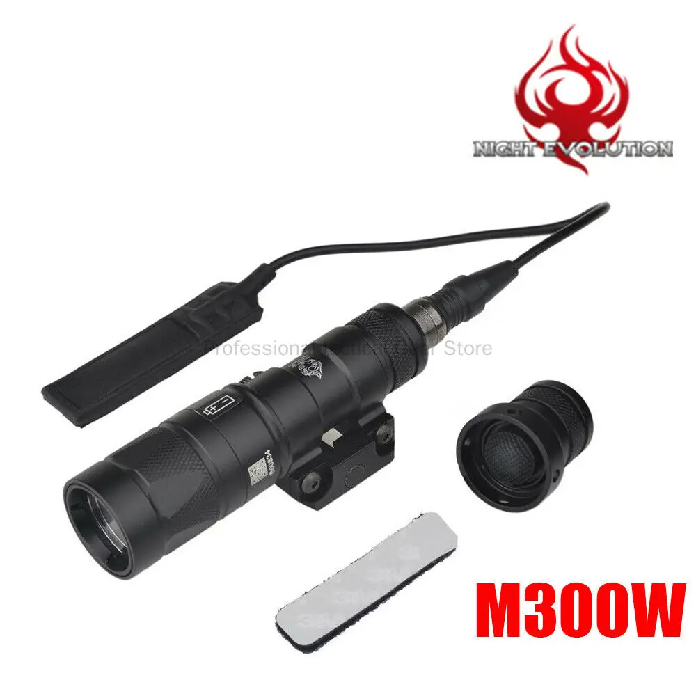 

Night Evolution Tactical hunting Weapon Flashlight M300A M300B M300 M300AA Airsoft Light Outdoor Woodlood Torch 20mm picatinny