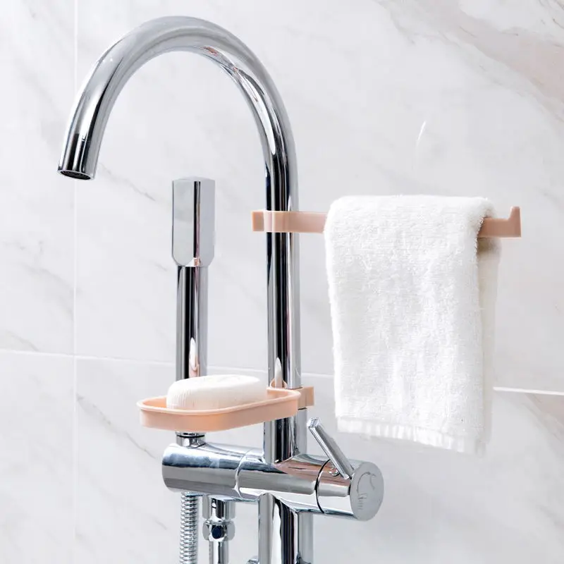 

Kitchen Sink Faucet Sponge Soap Storage Organizer Cloth Drain Rack Holder Shelf