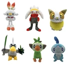 6 Стиль TAKARA TOMY Покемон Scorbunny Sobble Grookey Farfetchd Sobble Yamper плюшевые игрушки мягкие плюшевые игрушки Рождественский подарок для Для детей