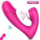 PHANXY Вагина сосание Вибратор клитор массажер оральный секс присоски Стимулятор клитора женская мастурбация Эротические Секс игрушки для взрослых
