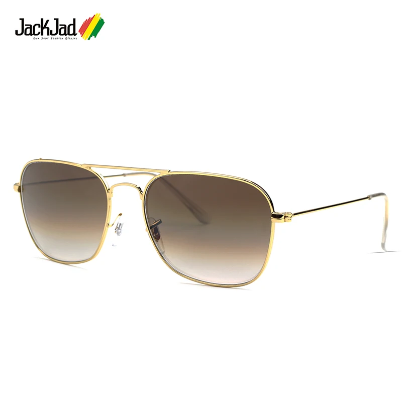 Солнцезащитные очки авиаторы JackJad мужские винтажные классические брендовые