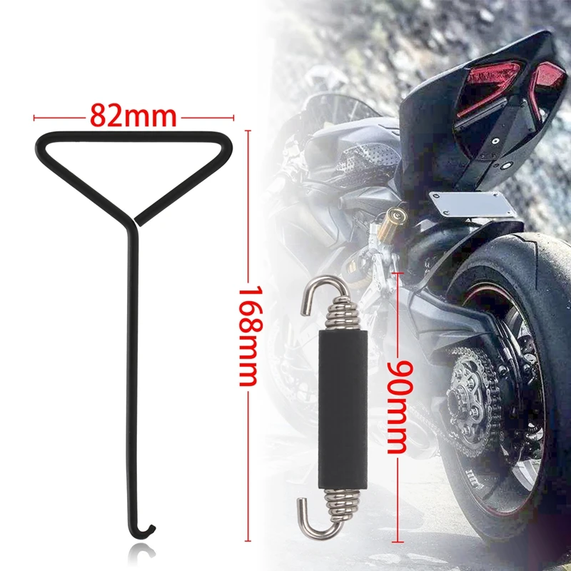 3 шт. универсальная пружина выхлопной трубы крюк и t ручка с уплотненной