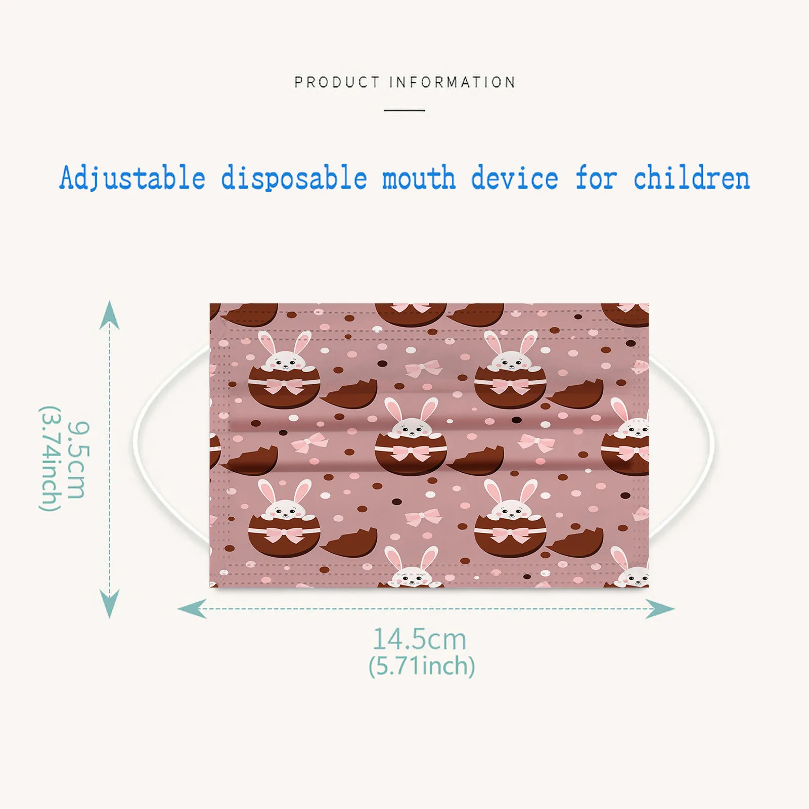 

50PC Children's Disposable Mask Easter Mask Dust-Proof Breathable Face Mask Child Kids Filter Hygiene Thicken Face Mouth