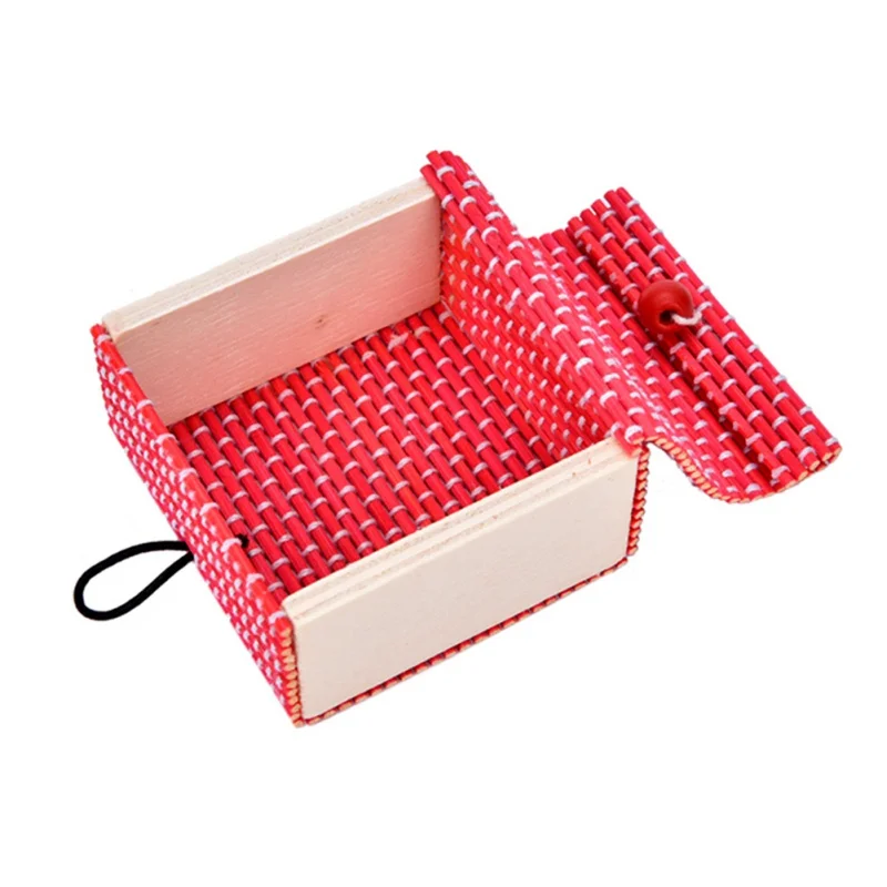 Бамбуковый чехол для хранения ювелирных изделий Подарочная коробка Z коробки