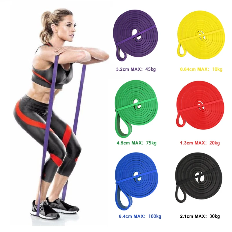 

Fitness Gum Resistance Band Training Expander Elastic Band Exercise Latex Loop Strength Yoga Crossfit Workout Fitness Equipment