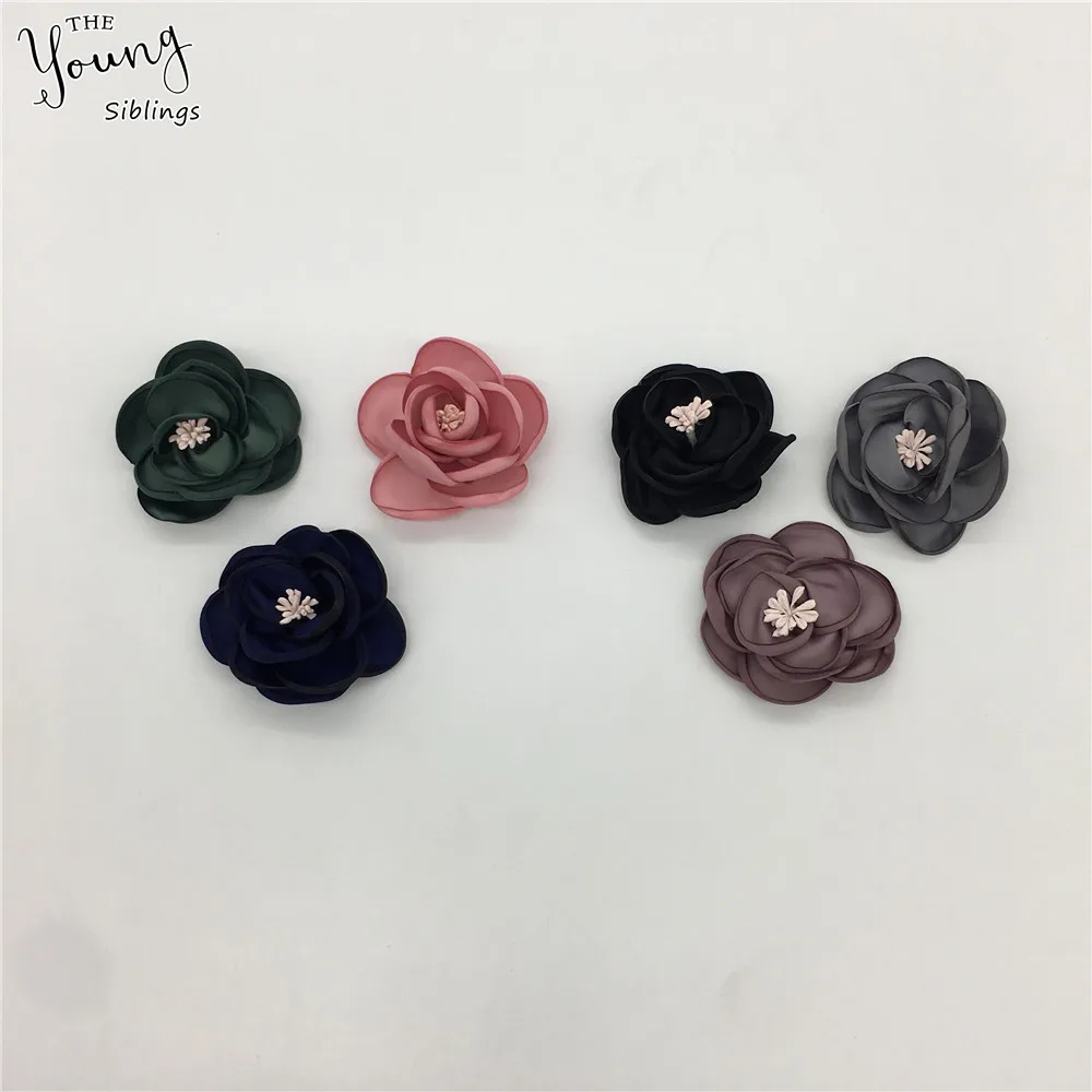 Высококачественная вышивка розы искусственный 3D цветок свадебное Вечерние