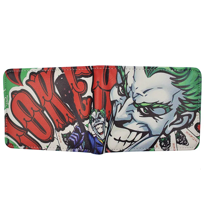 DC Joker кошелек высокого качества HAHAHA PU короткий кошелек кошельки для монет - Цвет: cp1991425