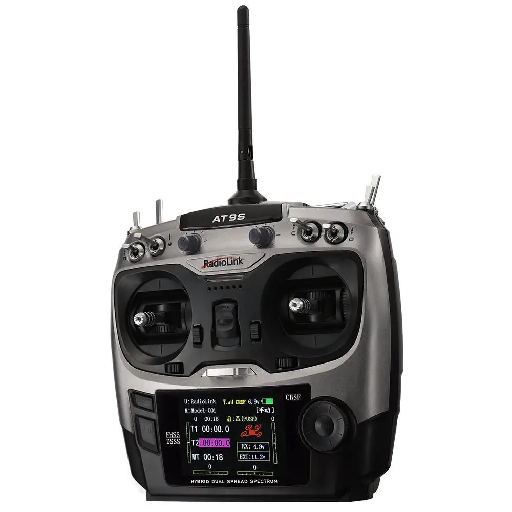 Радиоуправляемый контроллер Radiolink AT9S Pro TX 10/12CH T8S протоколы Crossfire с R12DSM RX 2 4G для