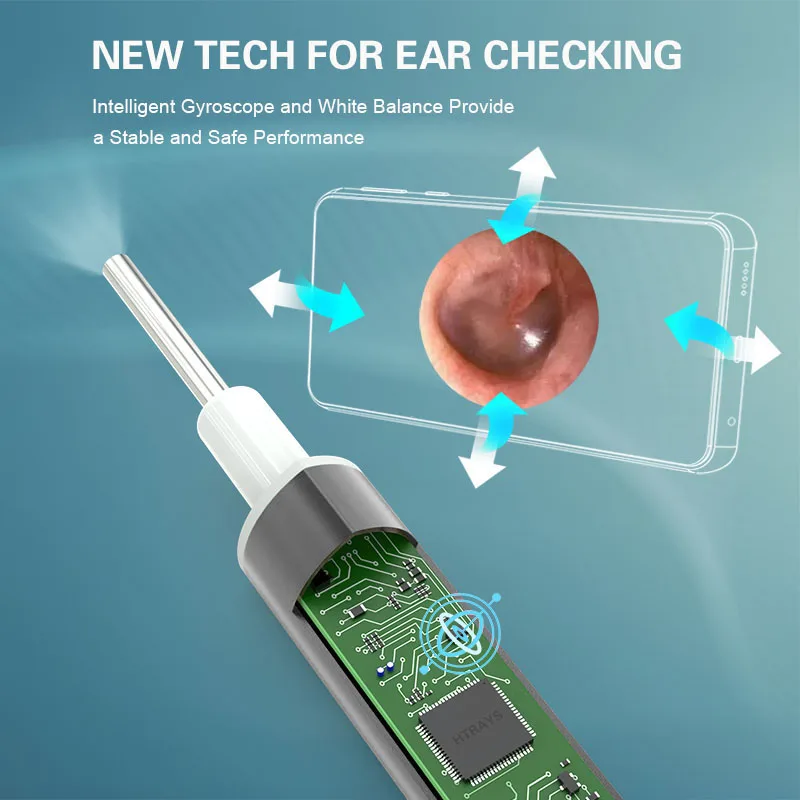 Wi Fi 1080P HD 3 9 мм уха Камера Беспроводной Портативный эндоскоп Видимый Earspoon