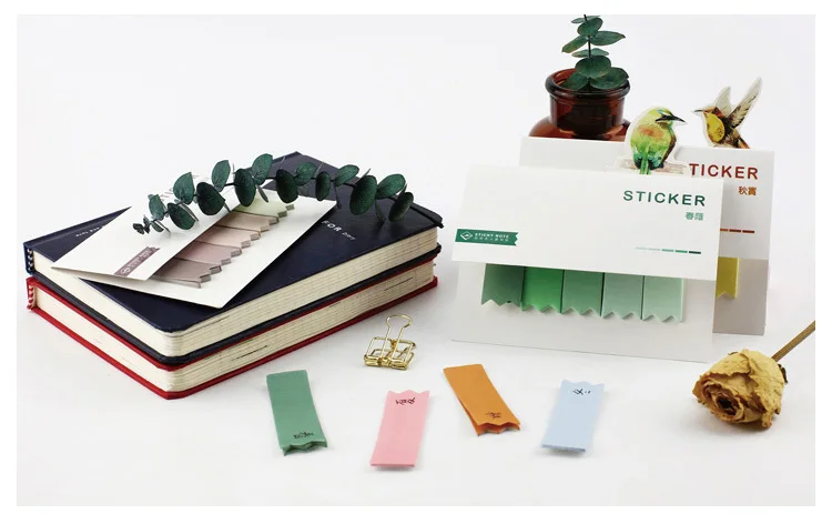 Macaron цвет стиль блокнот милый блок стикеров для заметок наклейка Закладка пуля журнал индексы школьные товары канцелярские принадлежности
