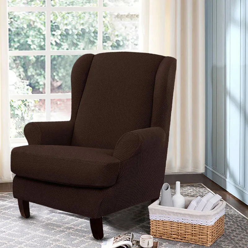 

Elastic Armchair Slipcover All-inclusive Sloping Arm King Back Chair Cover Stretch Furniture Protector Living Room Home Decor