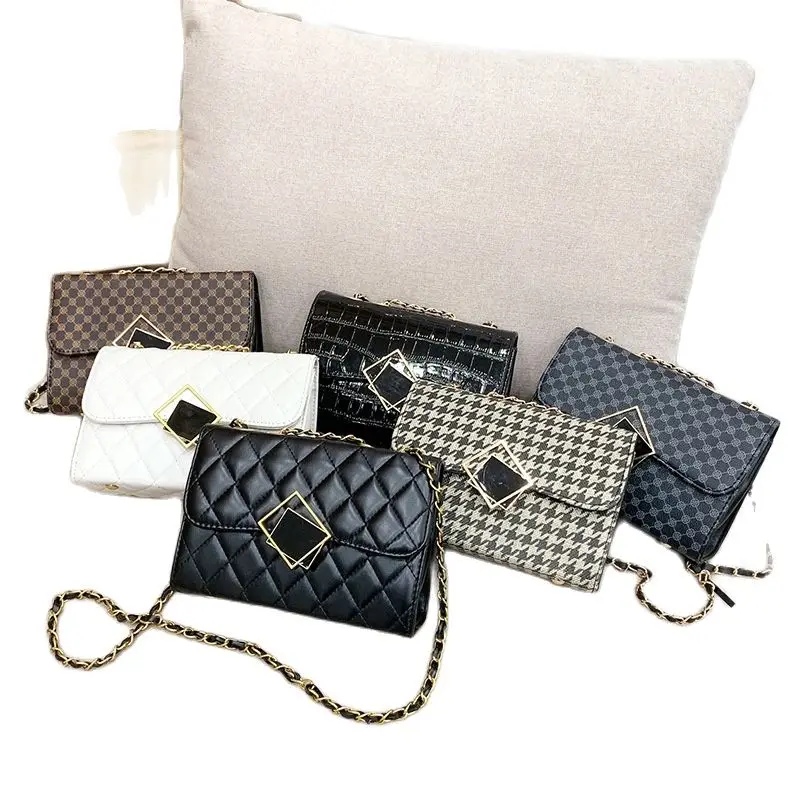 

2022 новая трендовая Женская Модная элегантная темпераментная сумка через плечо женская сумка из искусственной кожи Диагональная Сумка через плечо 171