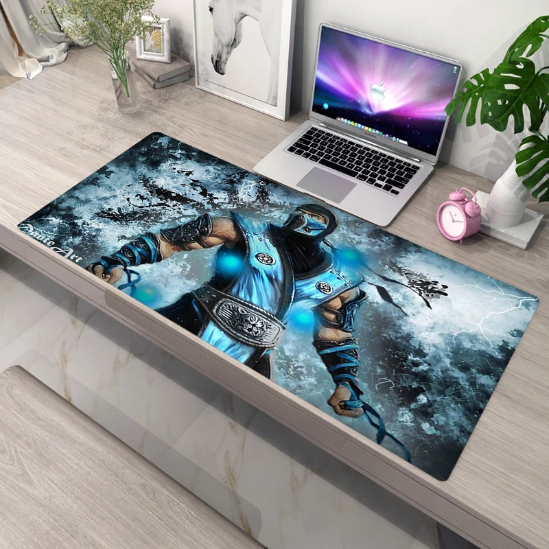 

Mortal Kombat Mouse Pad Gaming Mouse Mat Extended Pad Mousepad Anime Kawaii Accessories Gamer Diy Keyboard Cute Mouse Mats 40x90