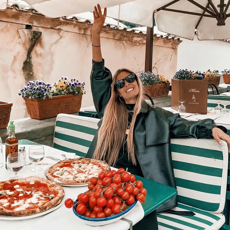 Куртка женская из искусственной кожи с поясом пикантная ветровка в стиле