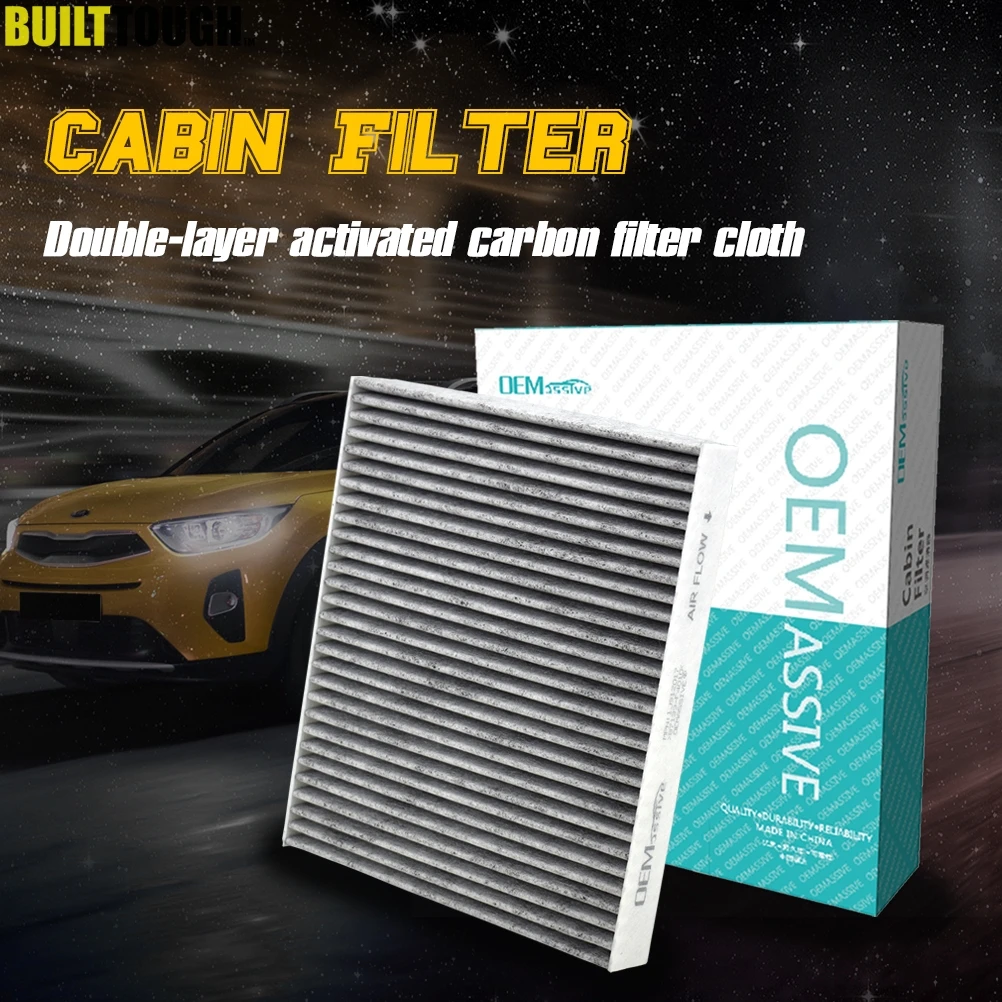Filtro de cabina de polen de coche, carbón activado 87139-F4010 97133-C5000 para Kia Sorento Prime UM Toyota C-HR CHR 2016 2017 2018 2019