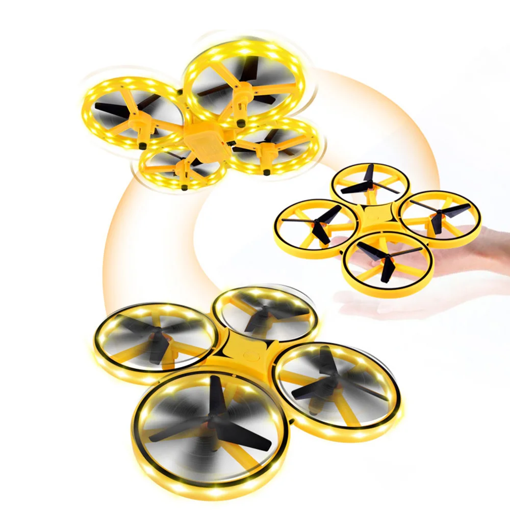 Детский Радиоуправляемый квадрокоптер летательный аппарат светодиодное