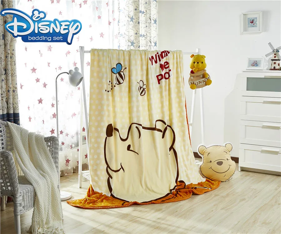 Покрывало с принтом Винни Пуха знаменитое постельное белье героями мультфильмов