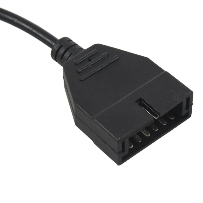 NEW-OBD2 удлинитель 12 Pin к 16 гнездовой OBD1 OBDII разъем адаптер для GM транспортных
