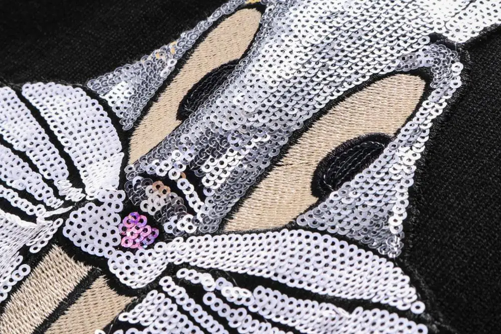 

New 2021 men Luxury rabbit Hot drilling Diamond embroidered Casual Sweaters pullover Asian Plug Size High quality Drake #E120