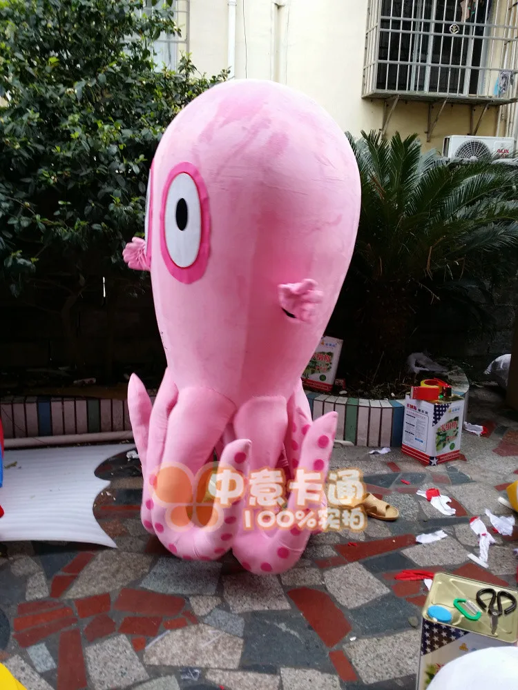 Костюм-талисман осьминог костюмы для косплея вечеринки игры наряды одежда